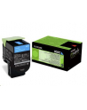 Toner Lexmark 802C |cyan | zwrotny | 1000 str.| CX310dn / CX310n / CX410de / CX4 - nr 8