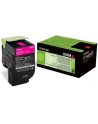 Toner Lexmark 802M | magenta | zwrotny | 1000 str.| CX310dn / CX310n / CX410de / - nr 15