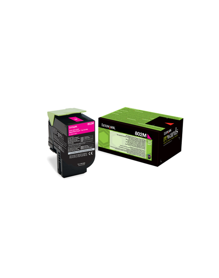 Toner Lexmark 802M | magenta | zwrotny | 1000 str.| CX310dn / CX310n / CX410de / główny