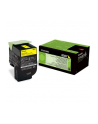 Toner Lexmark 802Y | yellow | zwrotny | 1000 str. | CX310dn / CX310n / CX410de / - nr 18