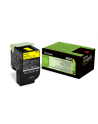 Toner Lexmark 802Y | yellow | zwrotny | 1000 str. | CX310dn / CX310n / CX410de / - nr 27