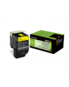 Toner Lexmark 802Y | yellow | zwrotny | 1000 str. | CX310dn / CX310n / CX410de / - nr 7