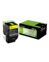 Toner Lexmark 802Y | yellow | zwrotny | 1000 str. | CX310dn / CX310n / CX410de / - nr 8