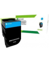 Toner Lexmark 802HC | cyan | zwrotny | 3000 str. | CX410de / CX410dte / CX410e / - nr 32