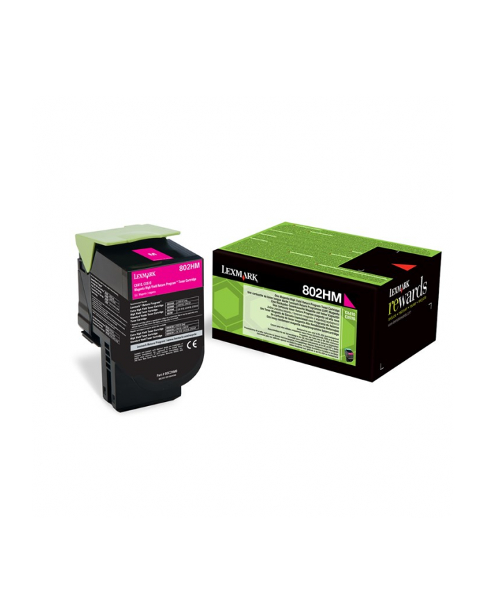 Toner Lexmark 802HM | magenta | zwrotny | 3000 str. | CX410de / CX410dte / CX410 główny