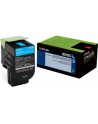 Toner Lexmark 802SC | cyan| zwrotny | 2000 str.| CX310dn / CX310n / CX410de / CX - nr 13