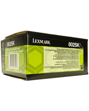 Toner Lexmark 802SK | black | zwrotny | 2500 str.| CX310dn / CX310n / CX410de /