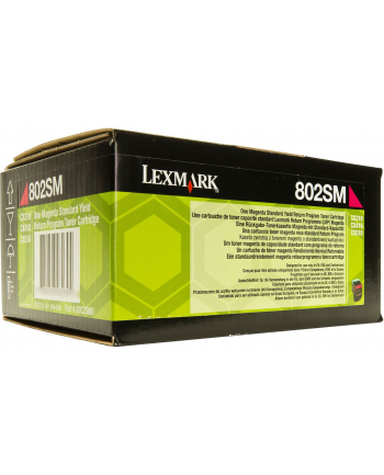 Toner Lexmark 802SM | magenta | zwrotny | 2000 str.| CX310dn / CX310n / CX410de