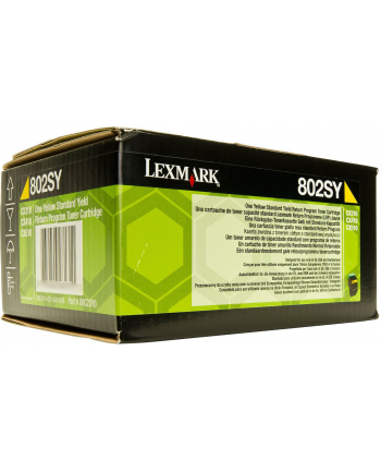 Toner Lexmark 802SY | yellow | zwrotny | 2000 str.| CX310dn / CX310n / CX410de /