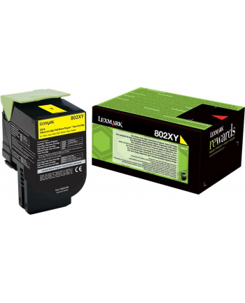 Toner Lexmark 802XY | yellow | zwrotny | 4000 str. | CX510de / CX510dhe / CX510d nr 2