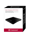 Transcend  Przenośna nagrywarka  DVD/CD 8X  13.9mm  USB 2.0 -  Czarna - nr 16