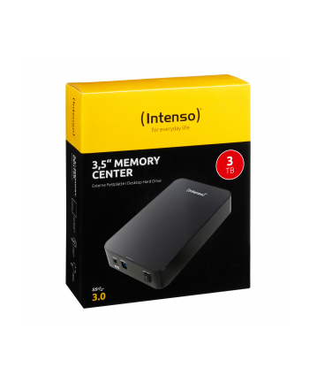 Intenso Dysk Zewnętrzny 3TB MemoryCenter Czarny 3,5'' USB 3.0