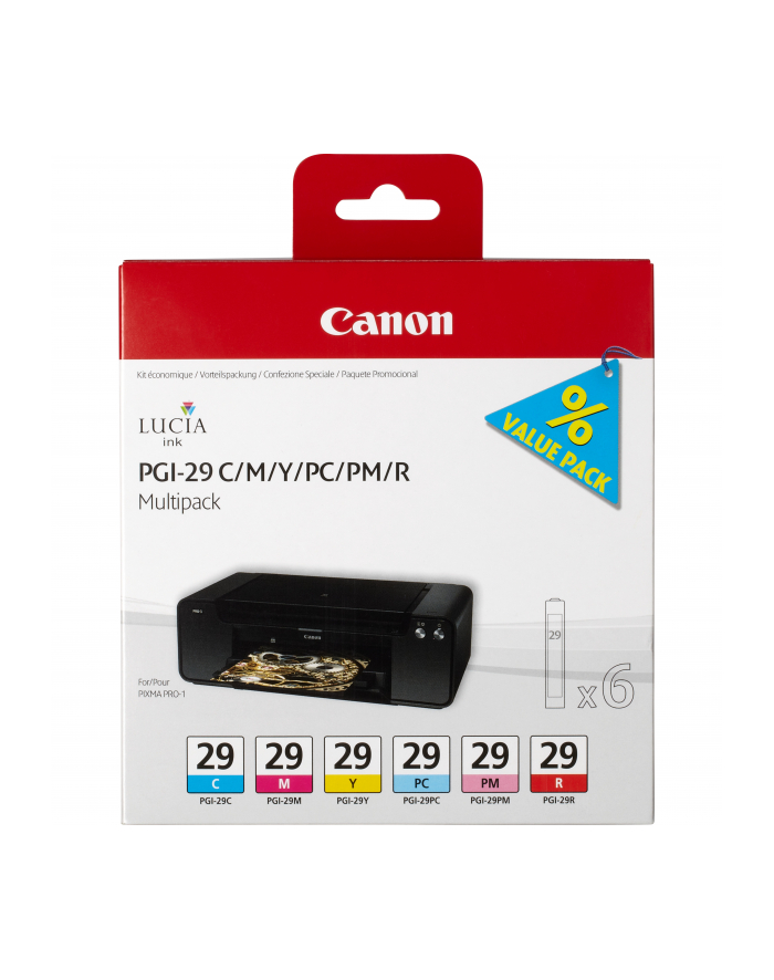 Głowica Canon PGI29 CMY/PC/PM/R MultiPack | Pixma PRO-1 główny