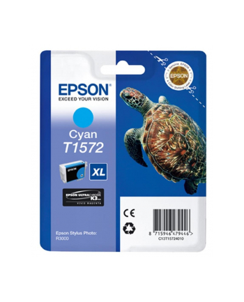Tusz Epson T1572 Cyan | 25,9 ml | R3000