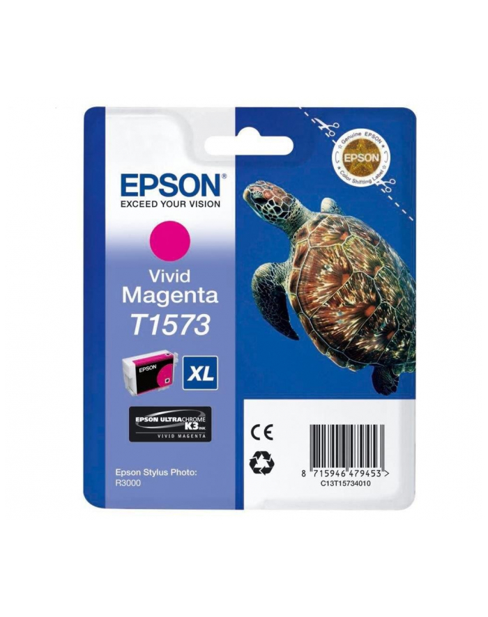 Tusz Epson T1573 Vivid Magenta| 25,9 ml | R3000 główny