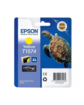 Tusz Epson T1574 Yellow| 25,9 ml | R3000