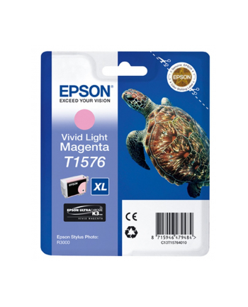 Tusz Epson T1576 Vivid Light Magenta  | 25,9 ml | R3000
