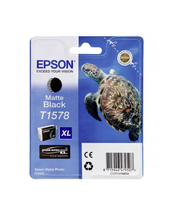 Tusz Epson T1578 Matte Black | 25,9 ml | R3000