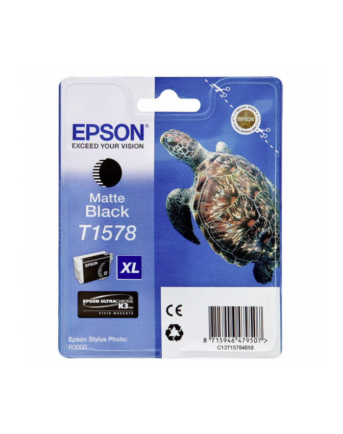 Tusz Epson T1578 Matte Black | 25,9 ml | R3000 główny