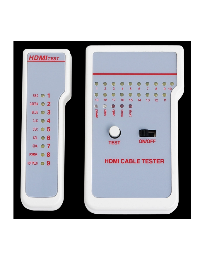 Tester Kabli HDMI z jednostką zdalną główny