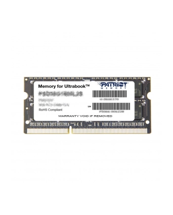 Patriot 8GB 1600MHz DDR3 Non-ECC CL11 1.35V SODIMM, for Ultrabook
