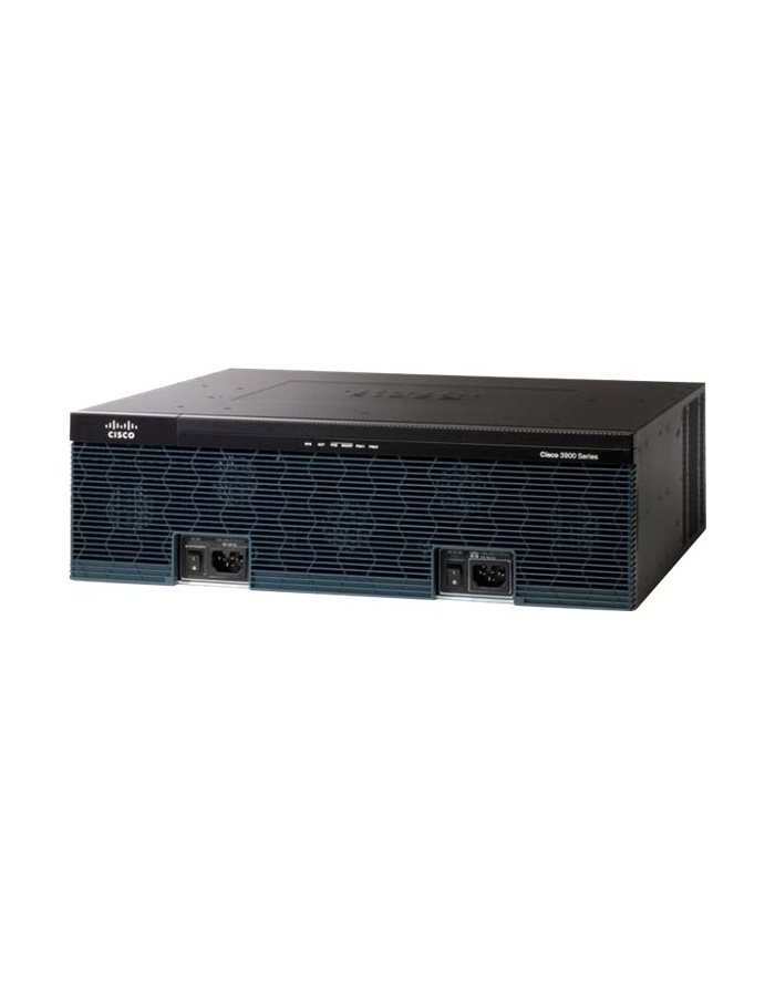 Cisco 3925 Voice Bundle, PVDM3-64, FL-CME-SRST-25, UC License PAK główny