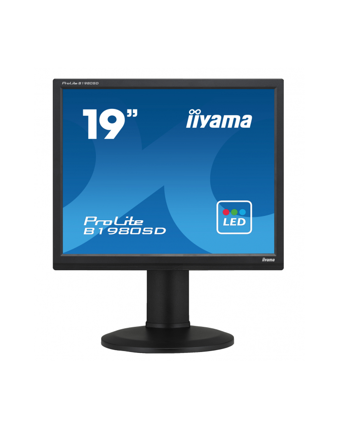 MONITOR LED IIYAMA 19  B1980SD-B1 BLACK 5:4 DVI-D/pivot/glosniki główny