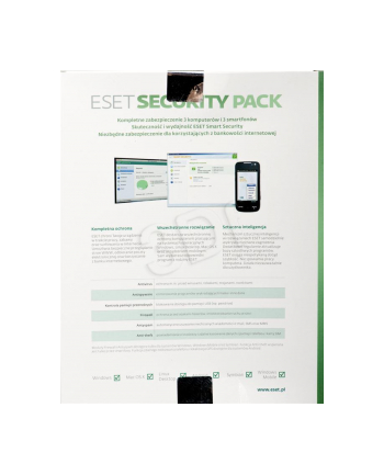 ESET SECURITY PACK BOX -3 STAN/36M +3 SMARTFONY/36M