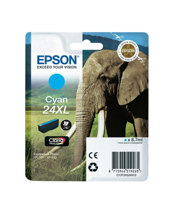 Tusz Epson T2432 cyan XL | 8,7 ml