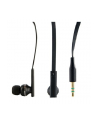 4World Słuchawki douszne MP3 OneColor Flat | jack 3.5mm | 1.2m | Czarne - nr 1