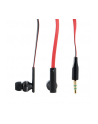 4World Słuchawki douszne MP3 DuoColor Flat | jack 3.5mm | 1.2m Czerowono-Białe - nr 5