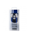 4World Słuchawki douszne MP3 DuoColor Flat | jack 3.5mm | 1.2m Niebiesko-Białe - nr 2
