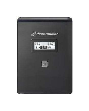 Power Walker UPS Line-Interactive 2000VA 2x 230V PL, 2x IEC, RJ11/RJ45, USB, LCD