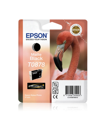 Tusz Epson T0878 black Retail Pack BLISTER | Stylus Photo R1900