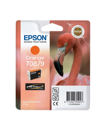 Tusz Epson T0879 orange Retail Pack BLISTER | Stylus Photo R1900