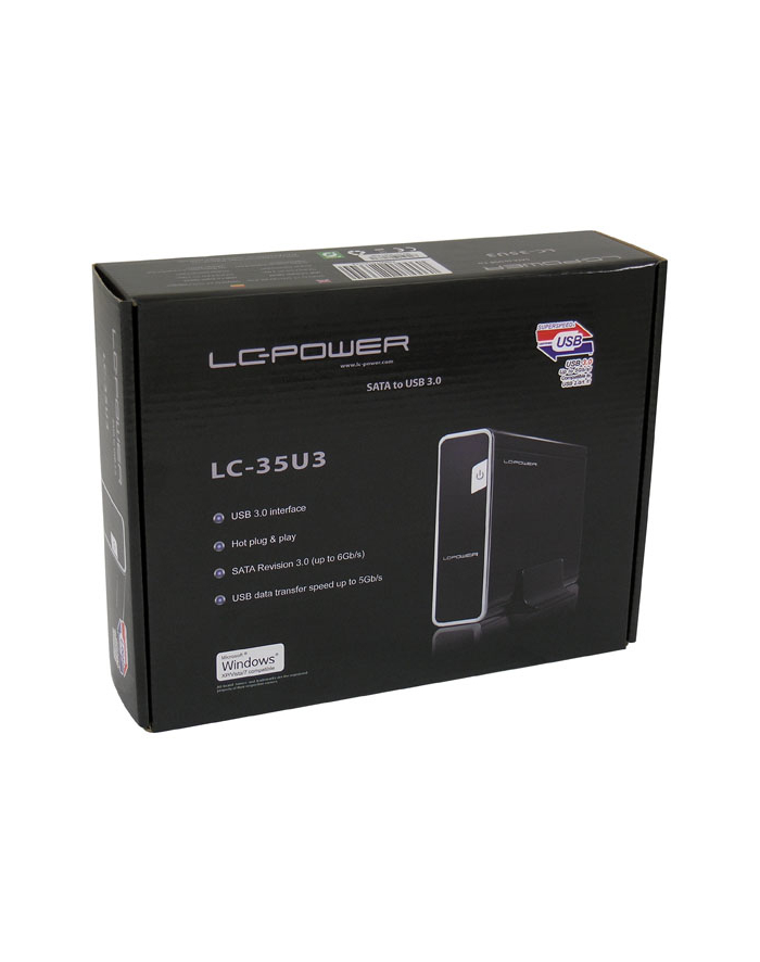 Obudowa HDD LC-POWER LC-35U3 3,5'' USB 3.0 SATAI/II/III Al Bl główny