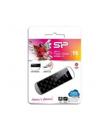 PENDRIVE Silicon Power 16GB Ultima U03 Black Diamond Cut