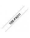 Taśma Brother 6mm BLACK  ON WHITE FLEXIBLE ID - nr 26