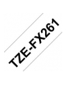 Taśma Brother 36mm BLACK  ON WHITE FLEXIBLE ID - nr 34