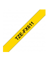 Taśma Brother 6mm BLACK  ON YELLOW FLEXIBLE ID - nr 32