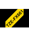 Taśma Brother 36mm BLACK  ON YELLOW FLEXIBLE ID - nr 31