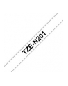 Taśma Brother 3.5mm BLACK  ON WHITE NON LAMINATED - nr 41