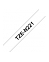 Taśma Brother 9mm BLACK  ON WHITE  NON LAMINATED - nr 46
