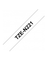 Taśma Brother 9mm BLACK  ON WHITE  NON LAMINATED - nr 47