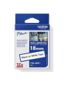 Taśma Brother 18mm BLACK  ON WHITE NON LAMINATED - nr 30