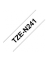 Taśma Brother 18mm BLACK  ON WHITE NON LAMINATED - nr 31