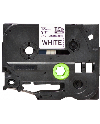 Taśma Brother 18mm BLACK  ON WHITE NON LAMINATED nr 1