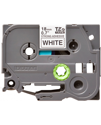 Taśma Brother 18mm BLACK  ON WHITE ADHESIVE TAPE