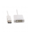4World Adapter DisplayPort [M] > DVI-I (24+5) [F], ferryt, biały - nr 3