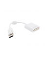 4World Adapter DisplayPort [M] > DVI-I (24+5) [F], ferryt, biały - nr 4